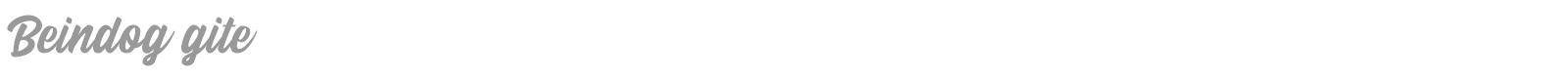 Beindog Gite font preview